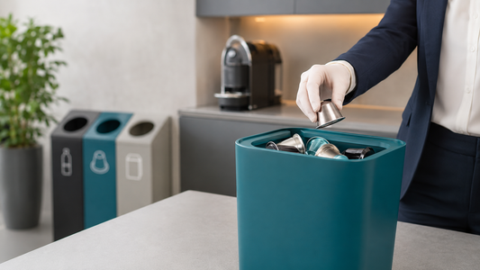 Raccolta separata delle capsule di caffè esauste in azienda