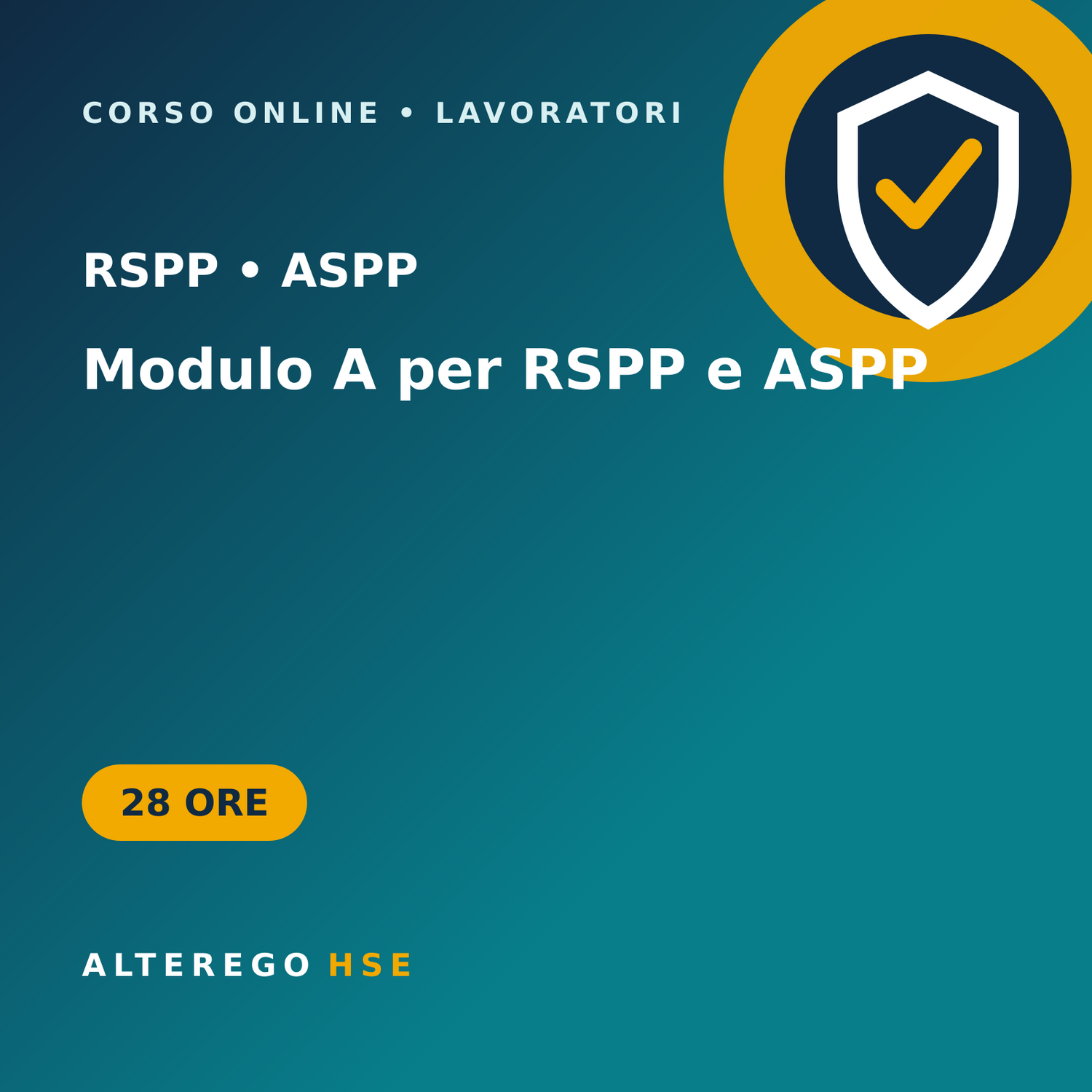 Corsi RSPP e ASPP