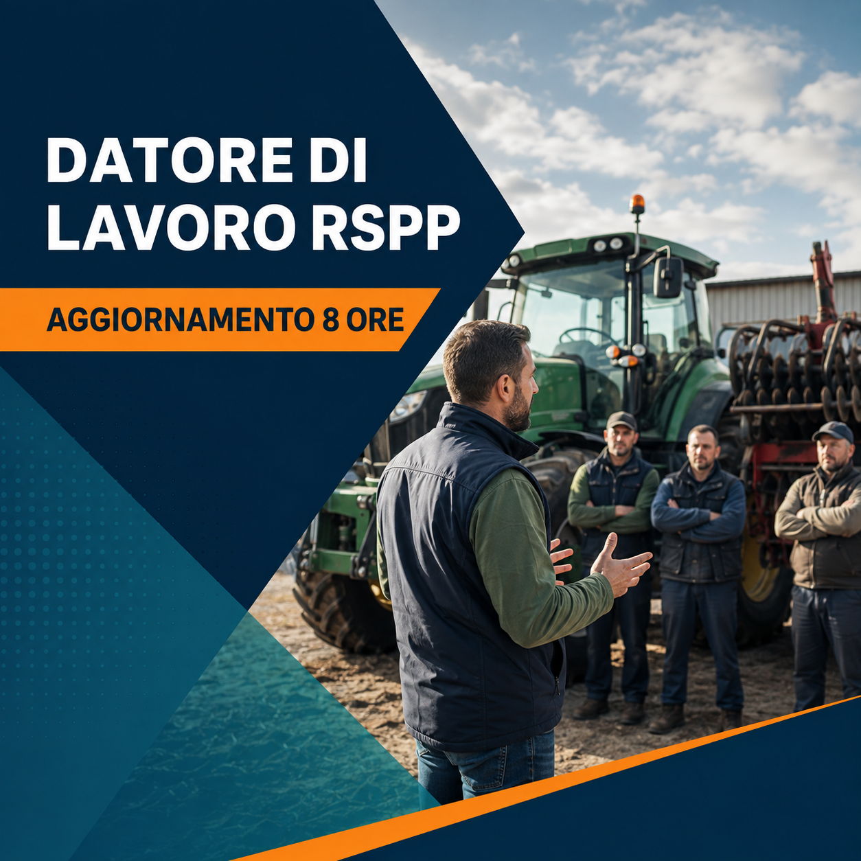 Aggiornamento datore di lavoro RSPP settore agricoltura – 8 ore