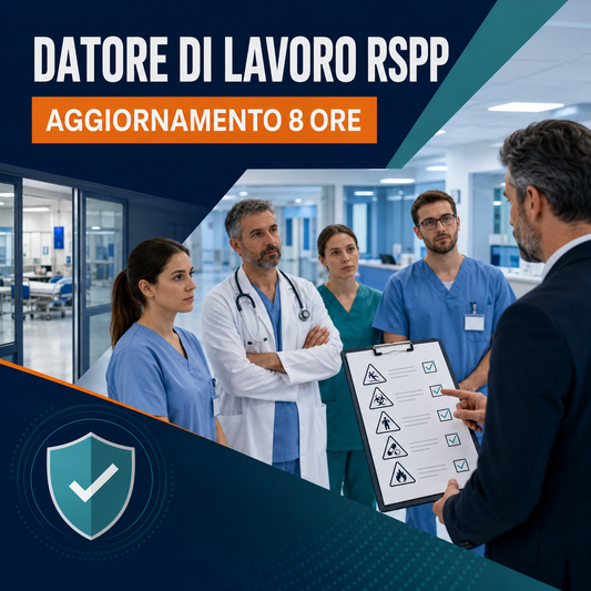 Aggiornamento datore di lavoro RSPP settore sanitario – 8 ore