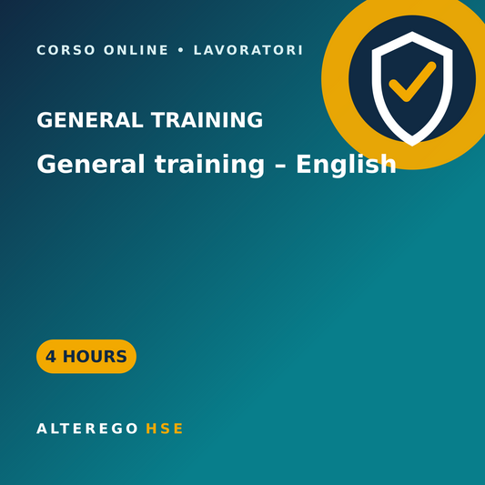 Workers’ general training – English – 4 hours